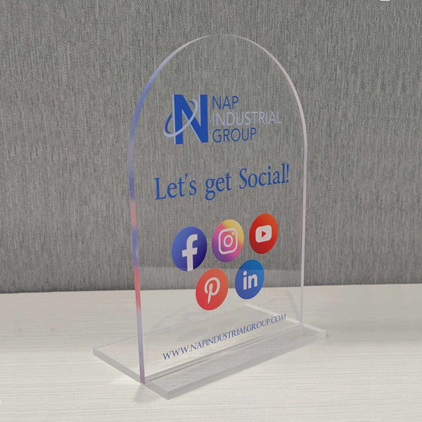 Acrylic Sign — UV Printed